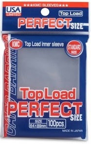 KMC Topload Perfect Fit Sleeves (100 ct) | Eastridge Sports Cards & Games