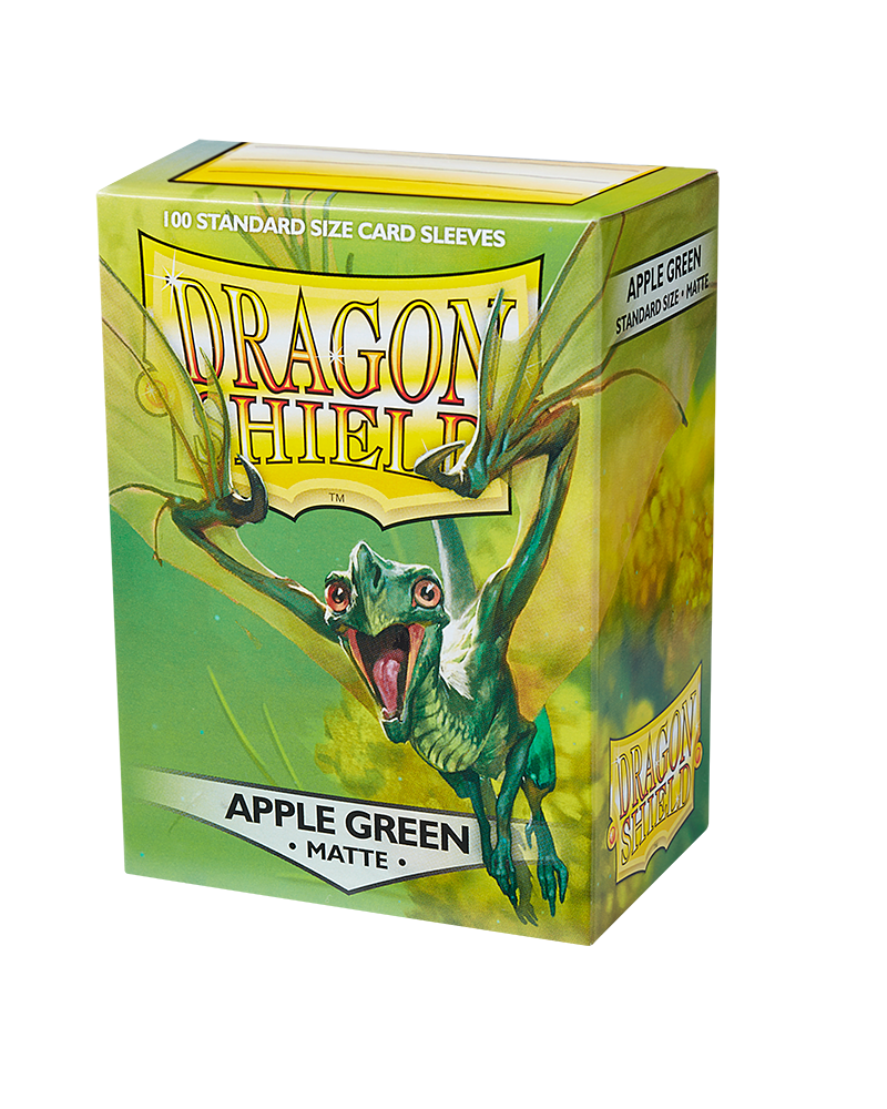 Dragon Shield Matte Card Sleeves 100ct - Apple Green | Eastridge Sports Cards & Games