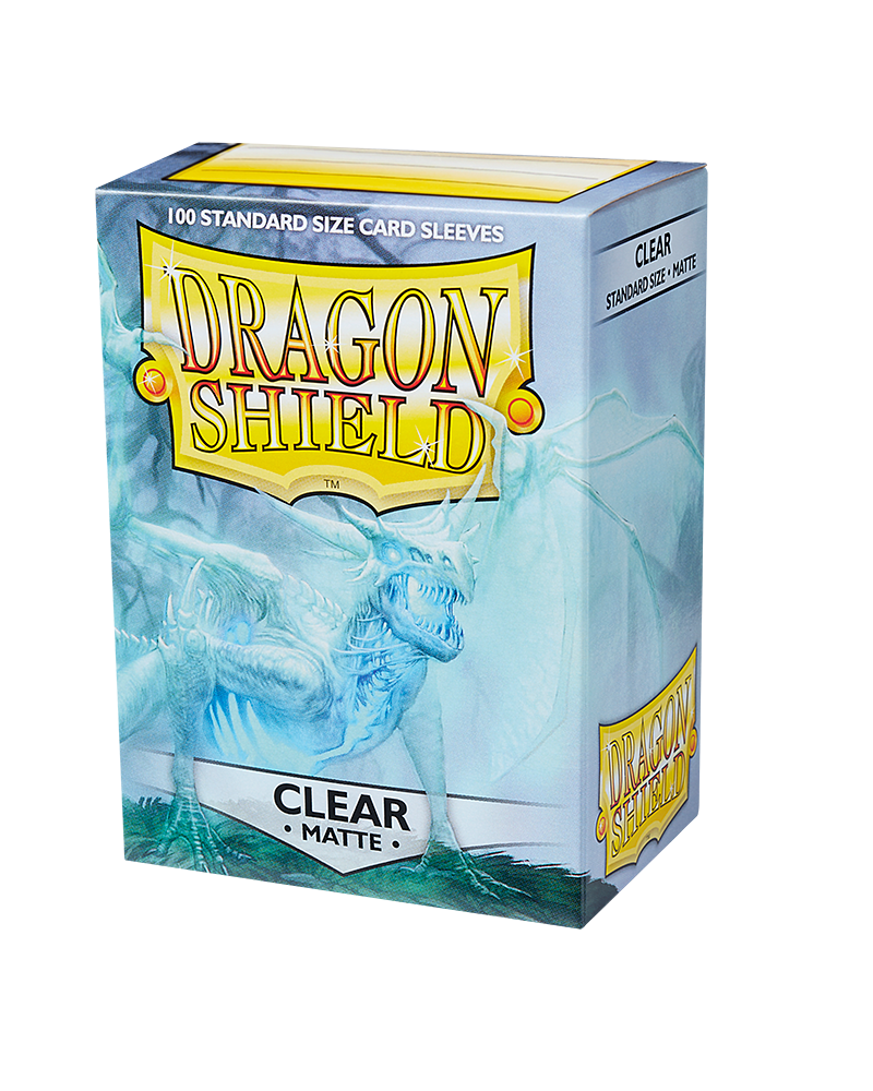 Dragon Shield Matte Card Sleeves 100ct - Clear | Eastridge Sports Cards & Games