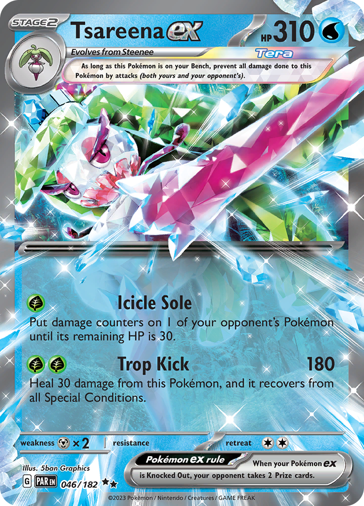 Tsareena ex (046/182) [Scarlet & Violet: Paradox Rift] | Eastridge Sports Cards & Games