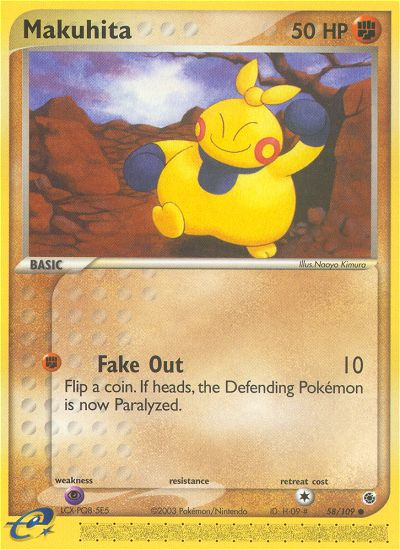 Makuhita (58/109) [EX: Ruby & Sapphire] | Eastridge Sports Cards & Games