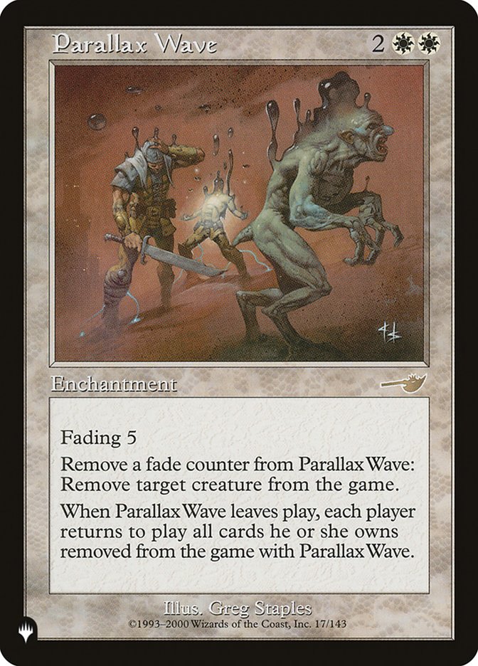 Parallax Wave [The List] | Eastridge Sports Cards & Games