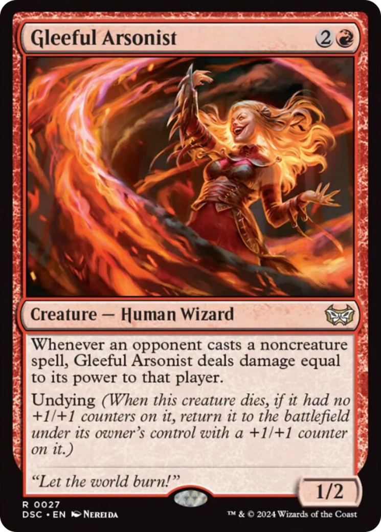 Gleeful Arsonist [Duskmourn: House of Horror Commander] | Eastridge Sports Cards & Games