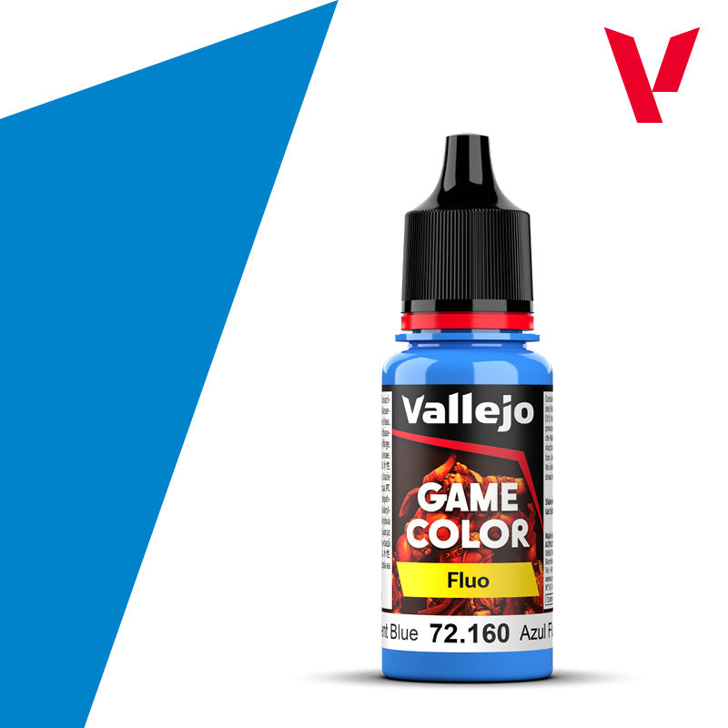 VALLEJO GAME COLOR: Fluorescent Blue (17ML) | Eastridge Sports Cards & Games