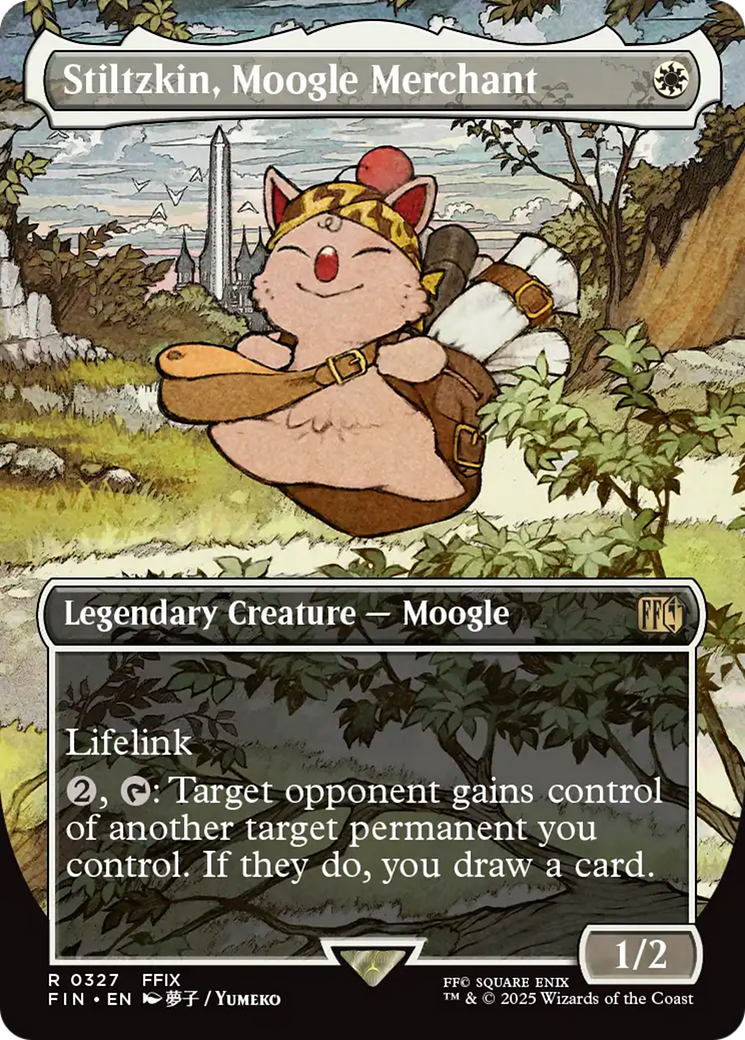 Stiltzkin, Moogle Merchant (Borderless) [FINAL FANTASY] | Eastridge Sports Cards & Games