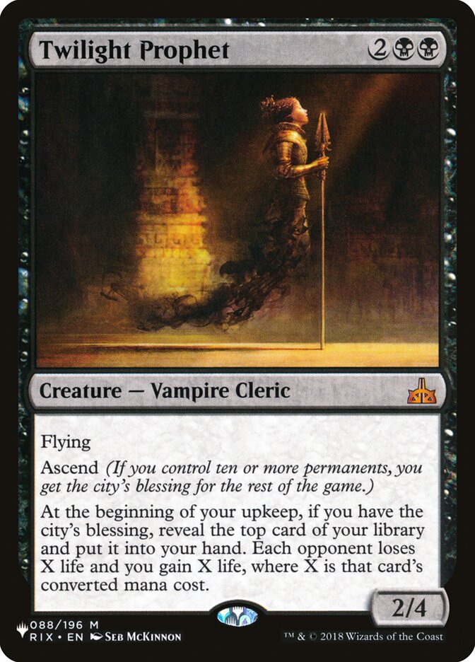 Twilight Prophet [The List] | Eastridge Sports Cards & Games