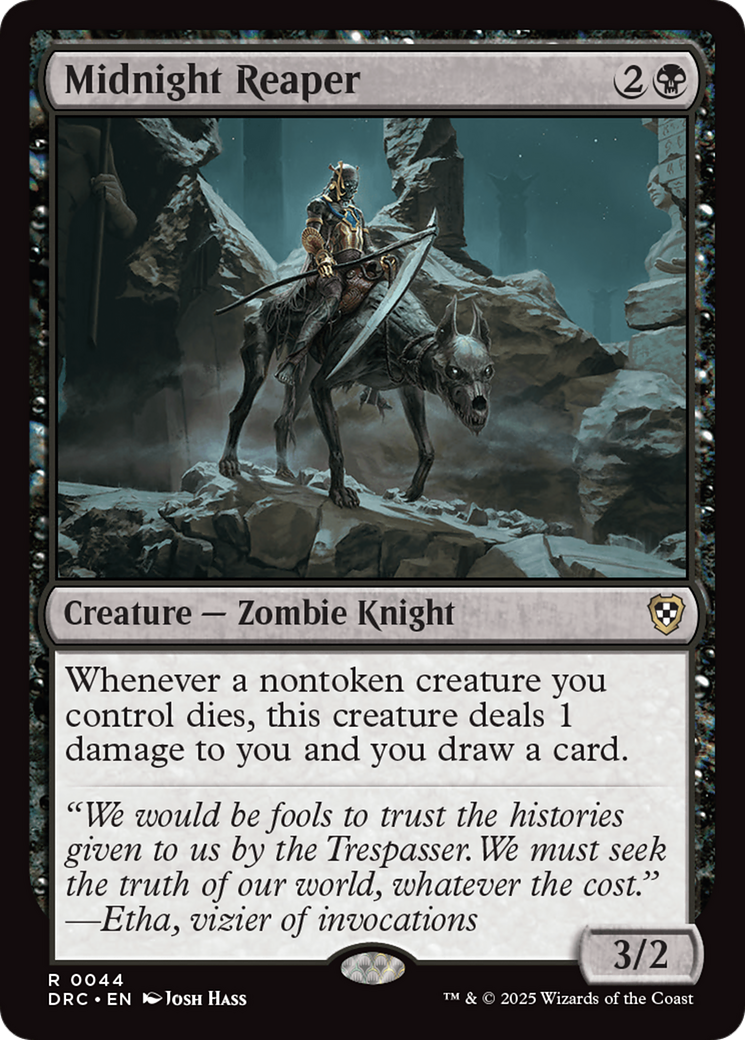 Midnight Reaper [Aetherdrift Commander] | Eastridge Sports Cards & Games