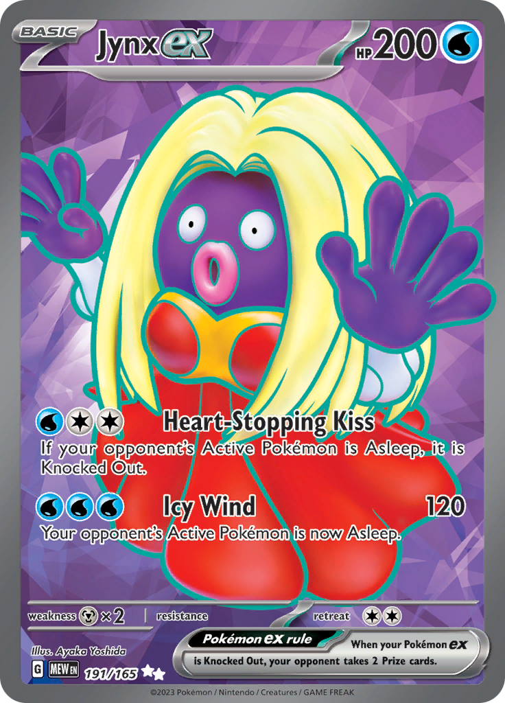 Jynx ex (191/165) [Scarlet & Violet: 151] | Eastridge Sports Cards & Games