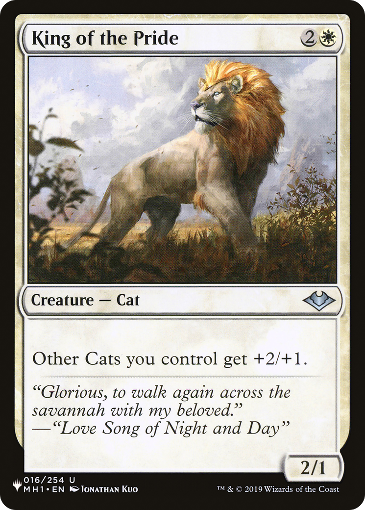 King of the Pride [The List] | Eastridge Sports Cards & Games