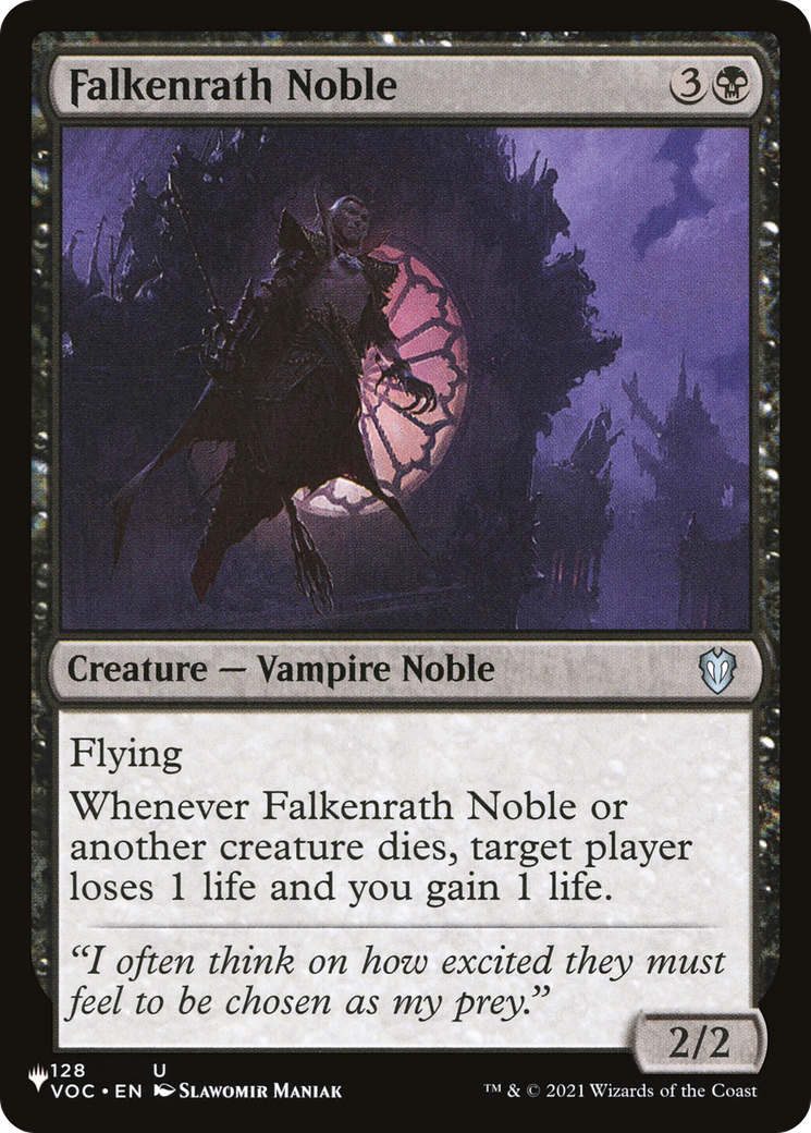 Falkenrath Noble [The List] | Eastridge Sports Cards & Games