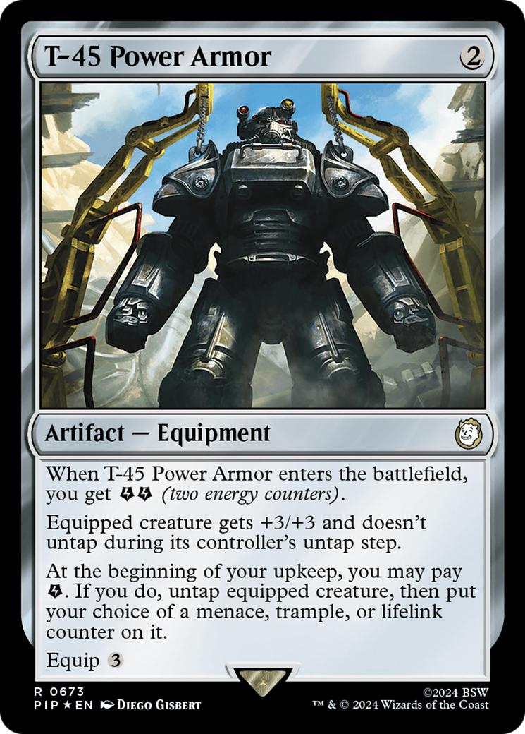 T-45 Power Armor (Surge Foil) [Fallout] | Eastridge Sports Cards & Games