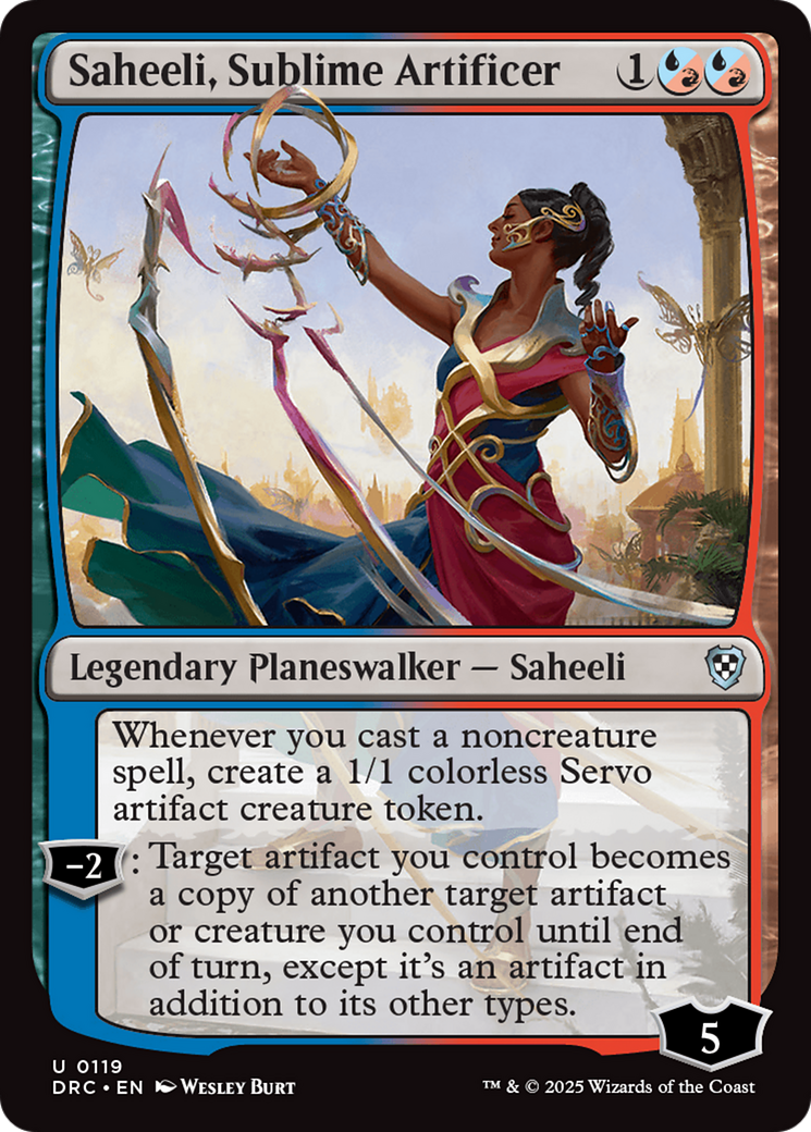 Saheeli, Sublime Artificer [Aetherdrift Commander] | Eastridge Sports Cards & Games