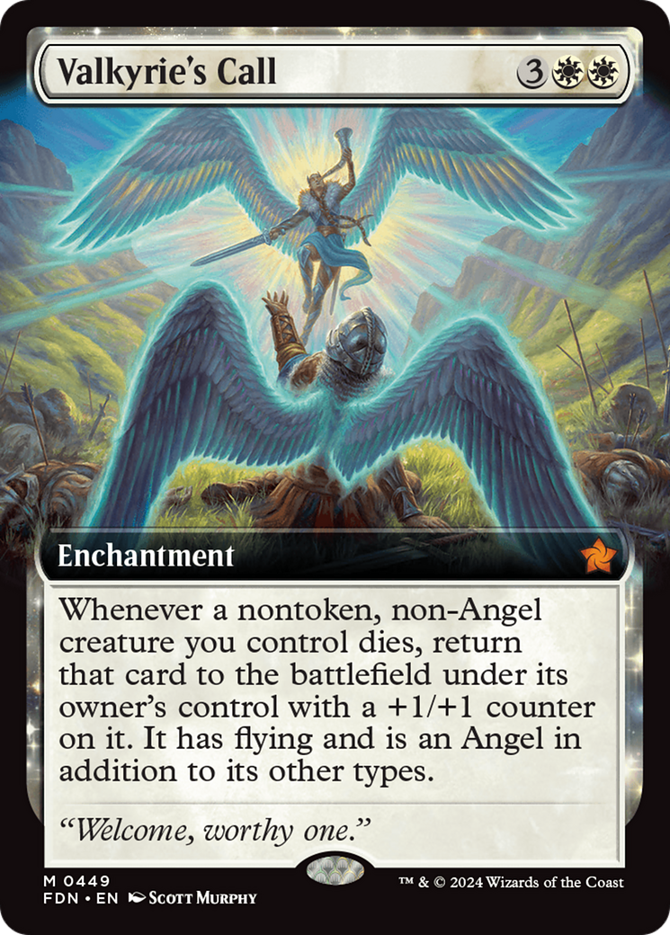 Valkyrie's Call (Extended Art) [Foundations] | Eastridge Sports Cards & Games