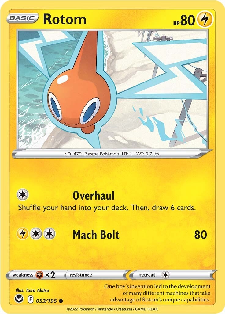 Rotom (053/195) [Sword & Shield: Silver Tempest] | Eastridge Sports Cards & Games