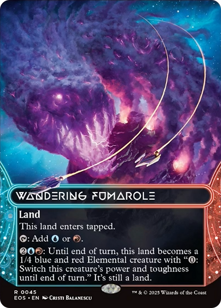 Wandering Fumarole (0045) (Borderless) [Edge of Eternities: Stellar Sights] | Eastridge Sports Cards & Games