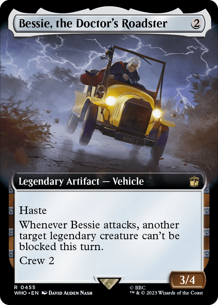 Bessie, the Doctor's Roadster (Extended Art) [Doctor Who] | Eastridge Sports Cards & Games