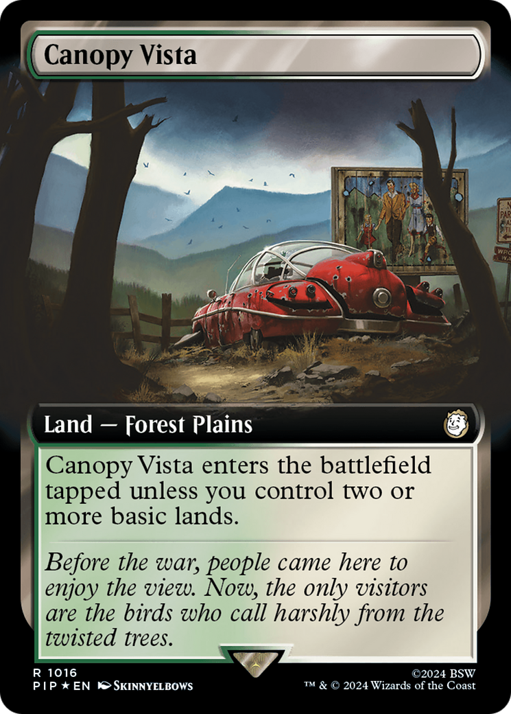 Canopy Vista (Extended Art) (Surge Foil) [Fallout] | Eastridge Sports Cards & Games