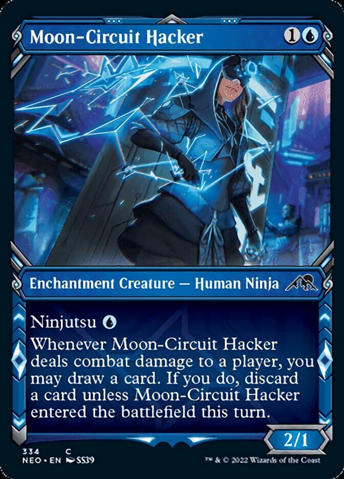 Moon-Circuit Hacker (Showcase Ninja) [Kamigawa: Neon Dynasty] | Eastridge Sports Cards & Games