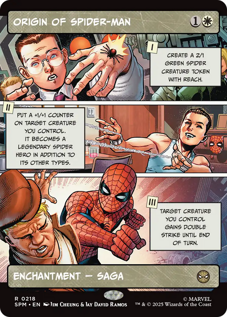 Origin of Spider-Man (Borderless) [Marvel's Spider-Man] | Eastridge Sports Cards & Games