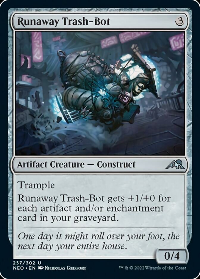 Runaway Trash-Bot [Kamigawa: Neon Dynasty] | Eastridge Sports Cards & Games