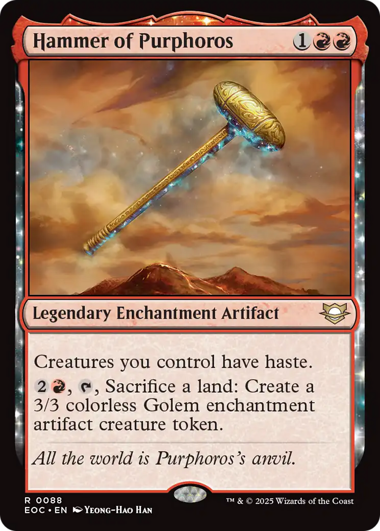 Hammer of Purphoros [Edge of Eternities Commander] | Eastridge Sports Cards & Games