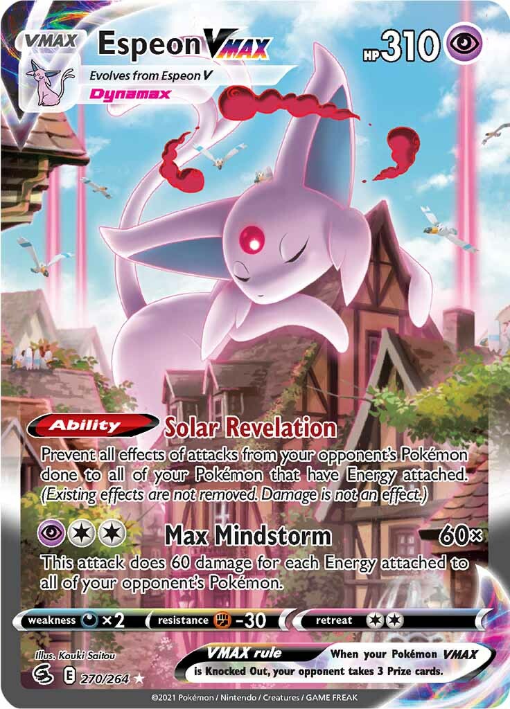 Espeon VMAX (270/264) [Sword & Shield: Fusion Strike] | Eastridge Sports Cards & Games