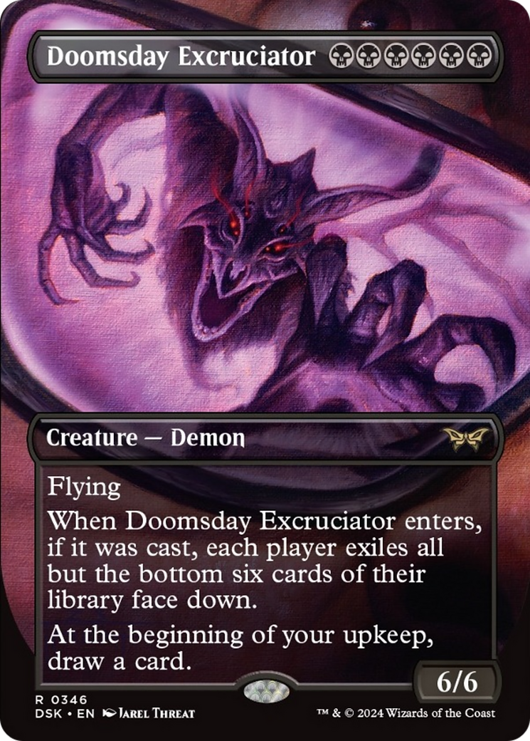 Doomsday Excruciator (Borderless) [Duskmourn: House of Horror] | Eastridge Sports Cards & Games