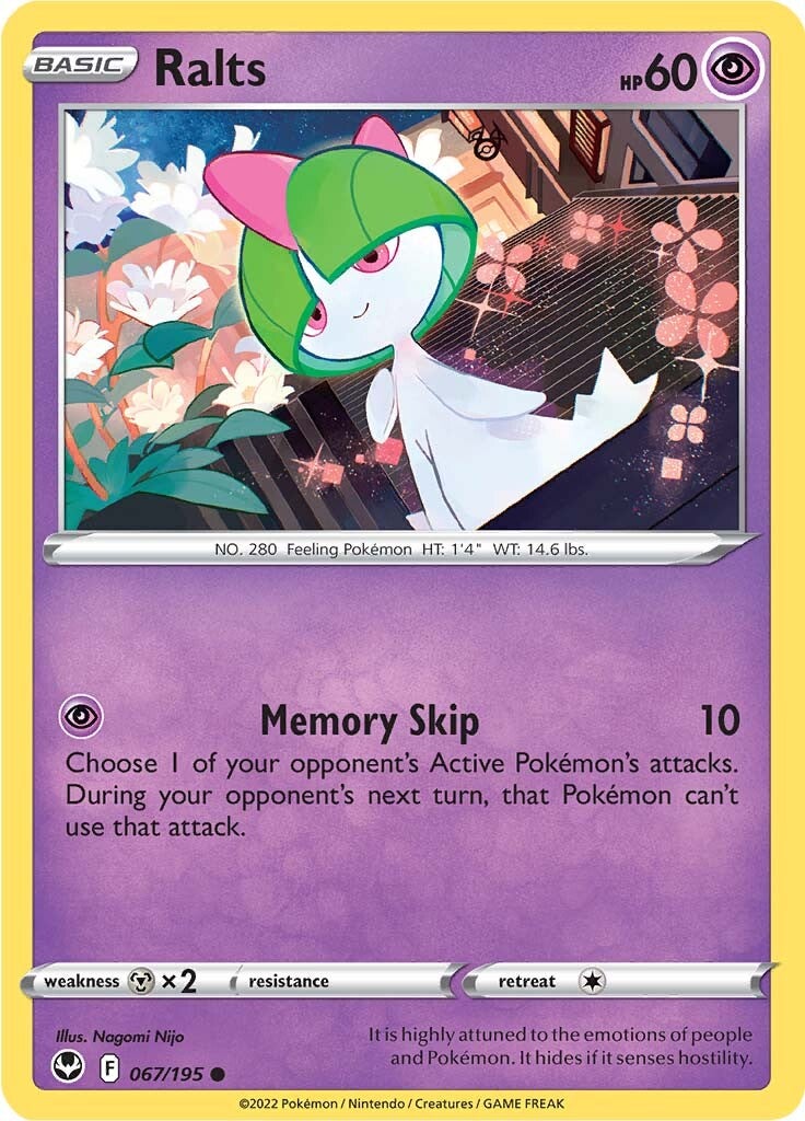 Ralts (067/195) [Sword & Shield: Silver Tempest] | Eastridge Sports Cards & Games