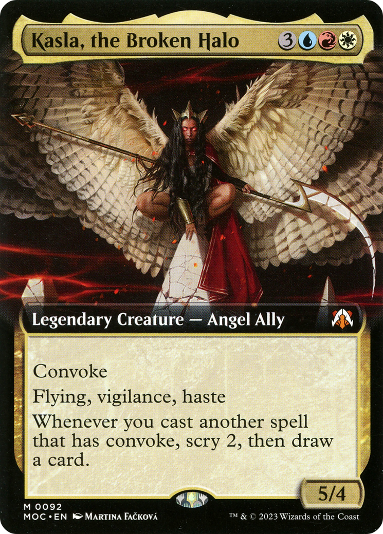 Kasla, the Broken Halo (Extended Art) [March of the Machine Commander] | Eastridge Sports Cards & Games