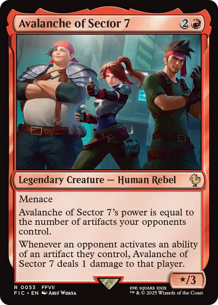Avalanche of Sector 7 [FINAL FANTASY Commander] | Eastridge Sports Cards & Games