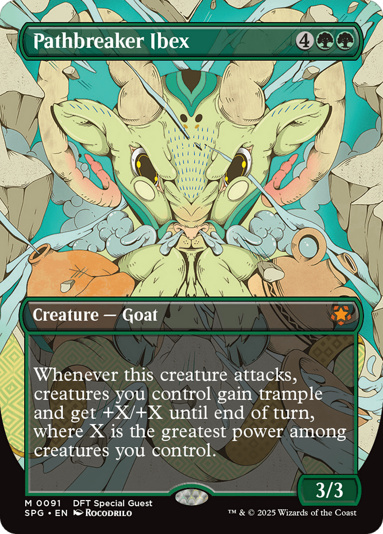 Pathbreaker Ibex (Borderless) [Aetherdrift Special Guests] | Eastridge Sports Cards & Games