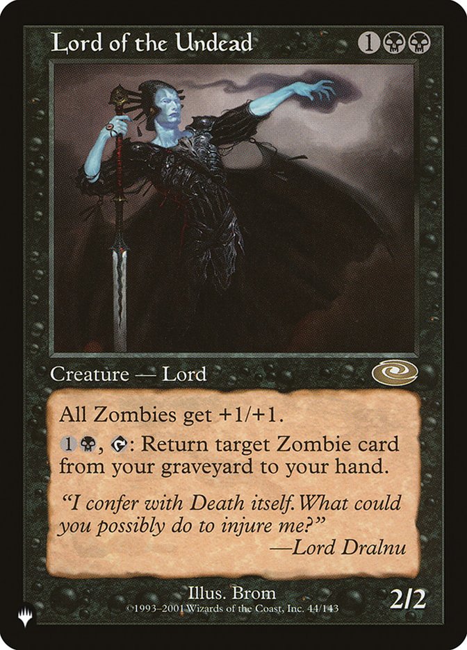 Lord of the Undead [The List] | Eastridge Sports Cards & Games