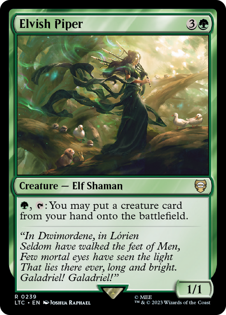 Elvish Piper [The Lord of the Rings: Tales of Middle-Earth Commander] | Eastridge Sports Cards & Games