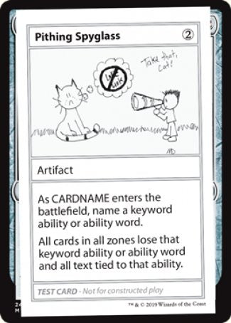 Pithing Spyglass (2021 Edition) [Mystery Booster Playtest Cards] | Eastridge Sports Cards & Games