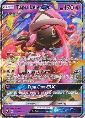 Tapu Lele GX (60a/145) (Alternate card) (Jumbo Card) [Sun & Moon: Guardians Rising] | Eastridge Sports Cards & Games