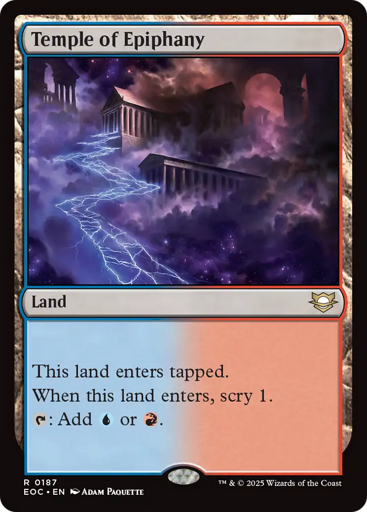 Temple of Epiphany [Edge of Eternities Commander] | Eastridge Sports Cards & Games