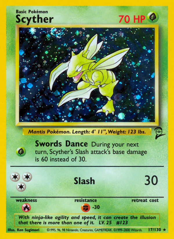 Scyther (17/130) [Base Set 2] | Eastridge Sports Cards & Games