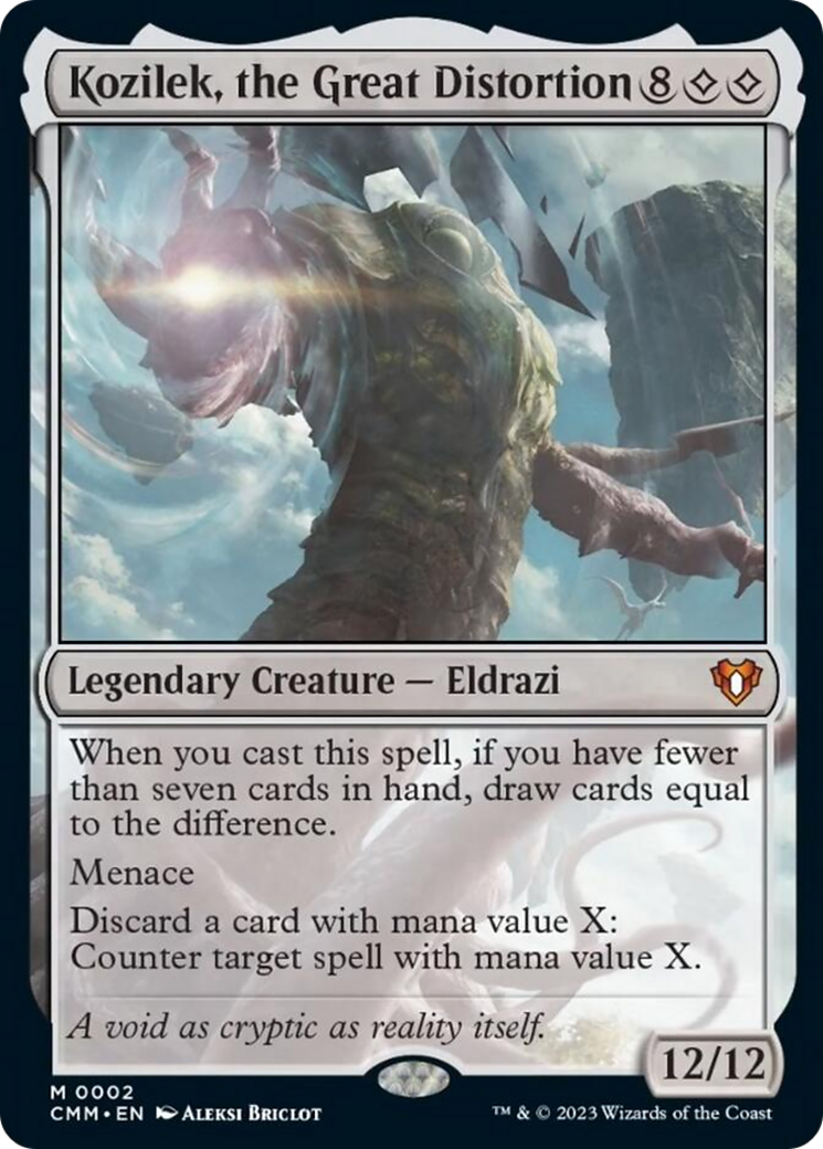 Kozilek, the Great Distortion [Commander Masters] | Eastridge Sports Cards & Games