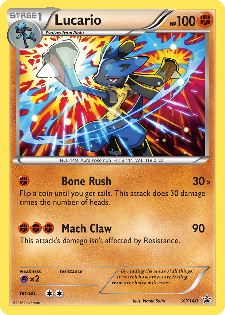 Lucario (XY140) [XY: Black Star Promos] | Eastridge Sports Cards & Games