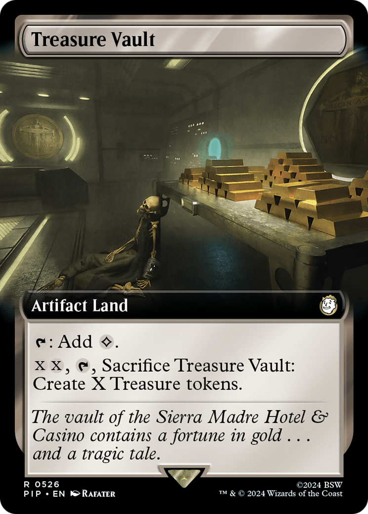 Treasure Vault (Extended Art) [Fallout] | Eastridge Sports Cards & Games