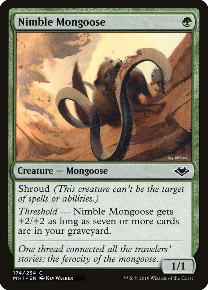 Nimble Mongoose [Modern Horizons] | Eastridge Sports Cards & Games