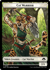Cat Warrior // Energy Reserve Double-Sided Token [Modern Horizons 3 Tokens] | Eastridge Sports Cards & Games