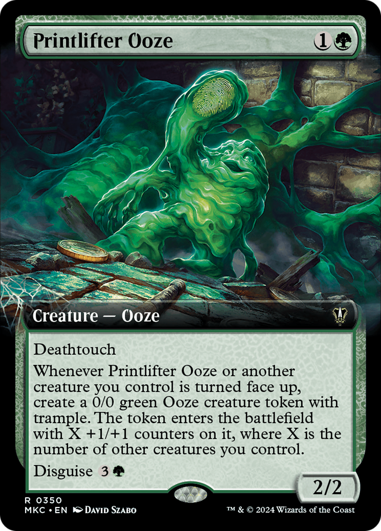 Printlifter Ooze (Extended Art) [Murders at Karlov Manor Commander] | Eastridge Sports Cards & Games