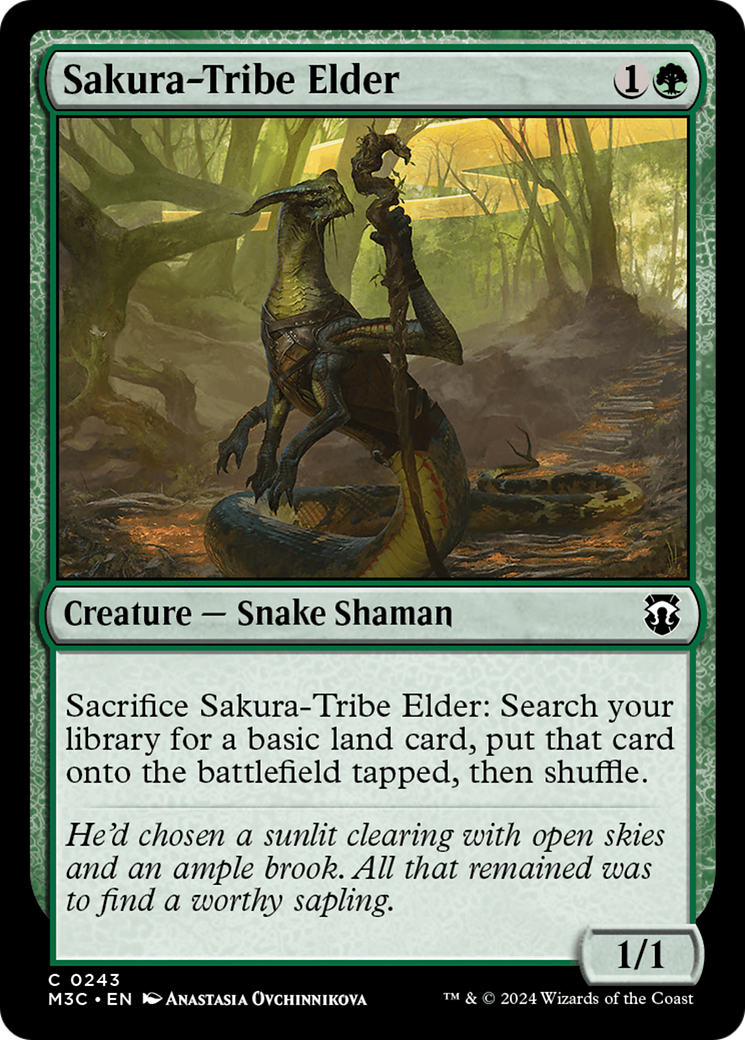 Sakura-Tribe Elder (Ripple Foil) [Modern Horizons 3 Commander] | Eastridge Sports Cards & Games