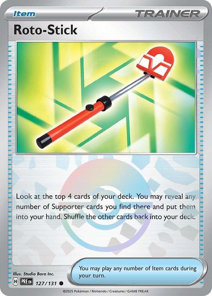 Roto-Stick (127/131) (Poke Ball Pattern) [Scarlet & Violet: Prismatic Evolutions] | Eastridge Sports Cards & Games