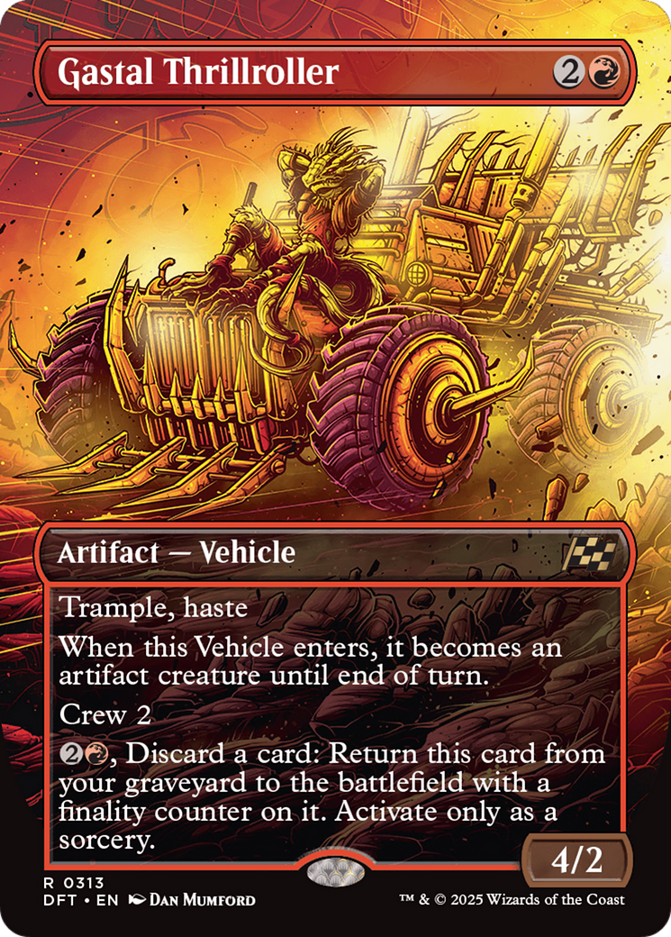 Gastal Thrillroller (Borderless) [Aetherdrift] | Eastridge Sports Cards & Games