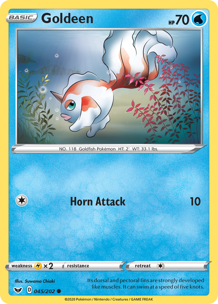 Goldeen (045/202) [Sword & Shield: Base Set] | Eastridge Sports Cards & Games