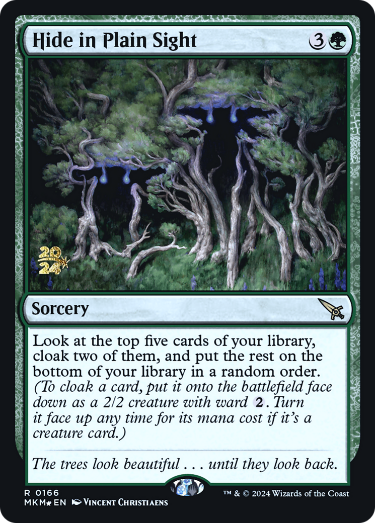 Hide in Plain Sight [Murders at Karlov Manor Prerelease Promos] | Eastridge Sports Cards & Games