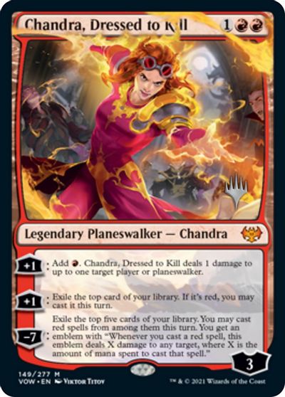 Chandra, Dressed to Kill (Promo Pack) [Innistrad: Crimson Vow Promos] | Eastridge Sports Cards & Games