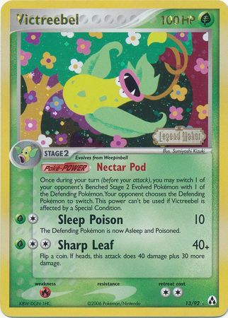Victreebel (13/92) (Stamped) [EX: Legend Maker] | Eastridge Sports Cards & Games
